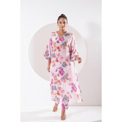 Ekavira Vrinda Floral Printed Kurta and Pant (Set of 2)