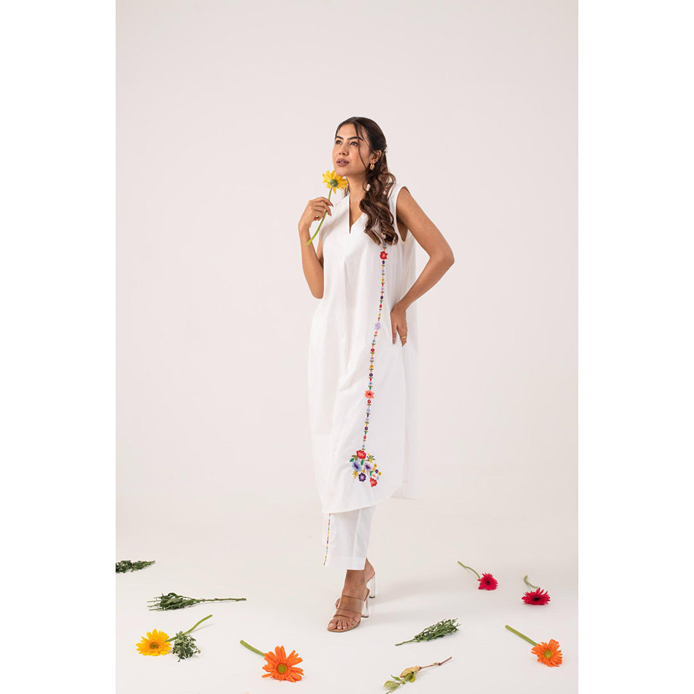 Ekavira Tulika Floral Printed Kurta and Pant (Set of 2)