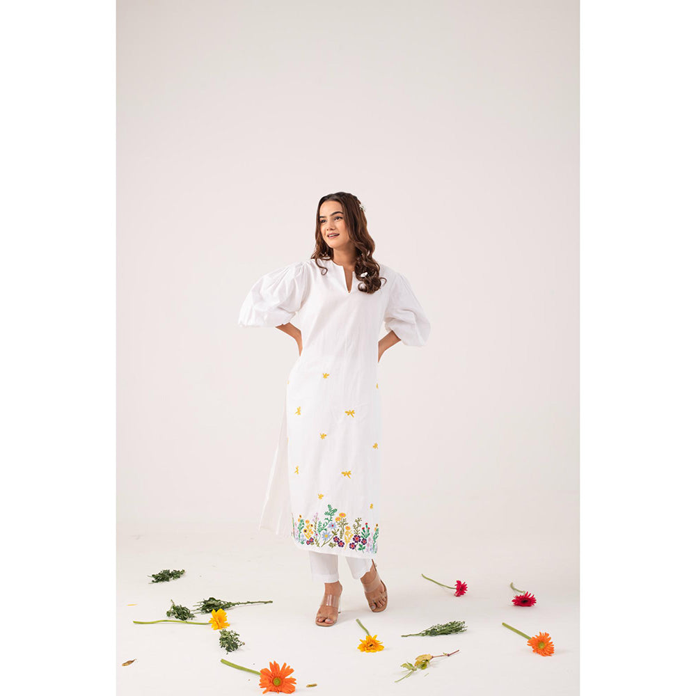 Ekavira Maya Floral Printed Kurta and Pant (Set of 2)