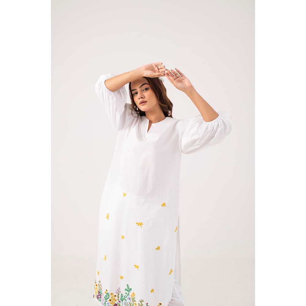 Ekavira Maya Floral Printed Kurta and Pant (Set of 2)