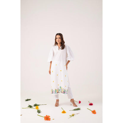 Ekavira Maya Floral Printed Kurta and Pant (Set of 2)