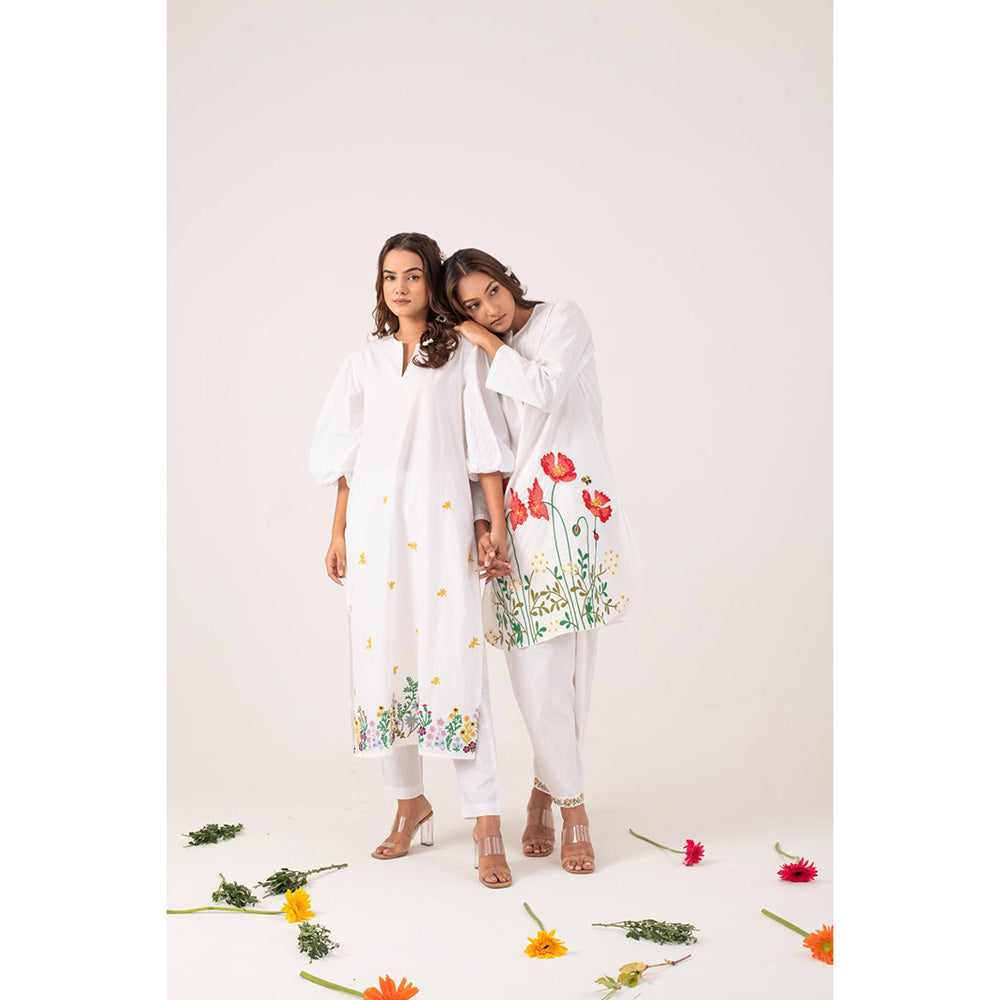 Ekavira Maya Floral Printed Kurta and Pant (Set of 2)