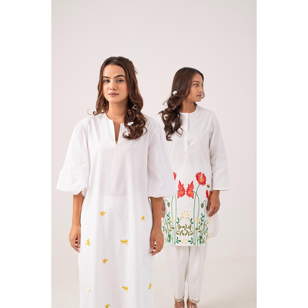 Ekavira Anasuiya Floral Printed Kurta and Pant (Set of 2)