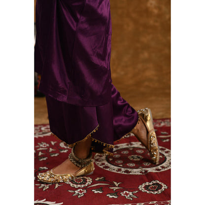 Ekavira Raahi Collection Shaira Solid Kurta and Palazzo (Set of 2)