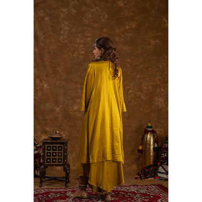 Ekavira Raahi Collection Shaira Solid Kurta and Palazzo (Set of 2)
