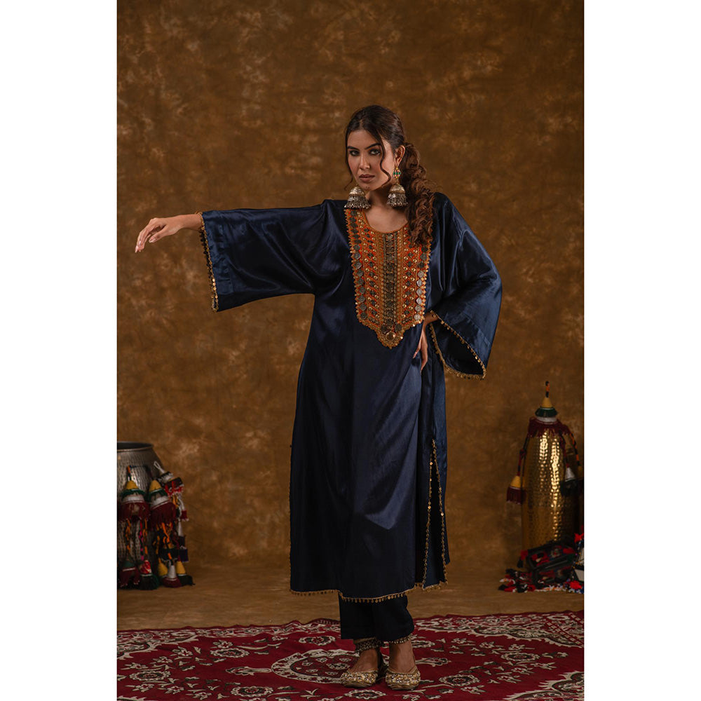 Ekavira Raahi Collection Zahra Embroidered Kurta and Pant (Set of 2)