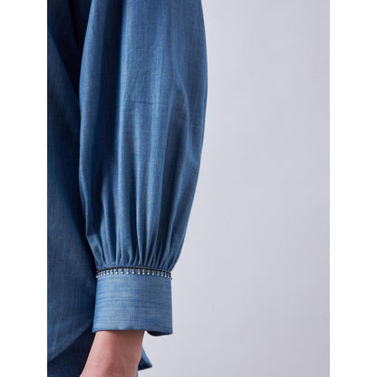 Elarra Blue Babe Evil Heart Shirt