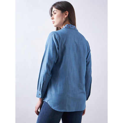 Elarra Blue Babe Heart Shirt