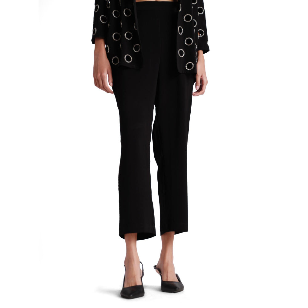 Elarra Black Ring Co-Ord (Set of 3)