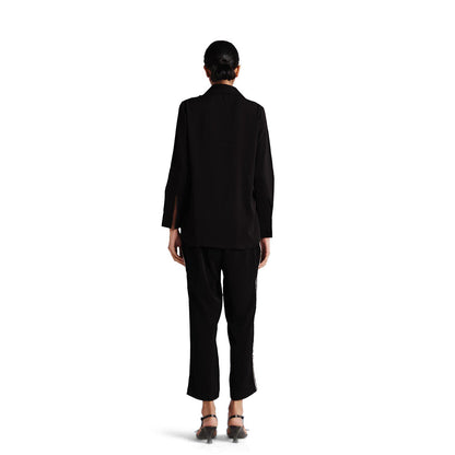 Elarra Black Ring Co-Ord (Set of 2)