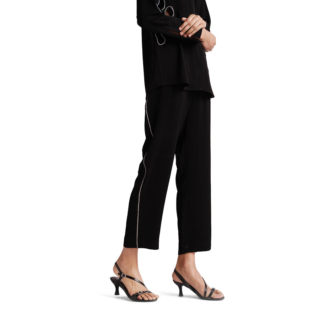 Elarra Black Ring Co-Ord (Set of 2)