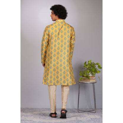 Eleven Brothers Sunshine Tussar Silk Kurta Set (Set of 2)