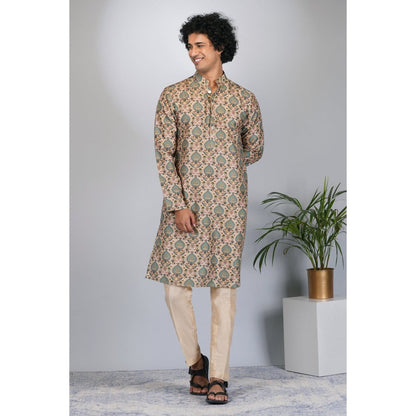 Eleven Brothers Mughal Bagh Printed Kurta Set (Set of 2)