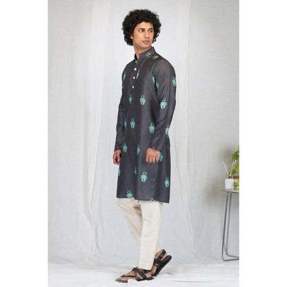 Eleven Brothers Night Owl Printed Kurta Set (Set of 2)