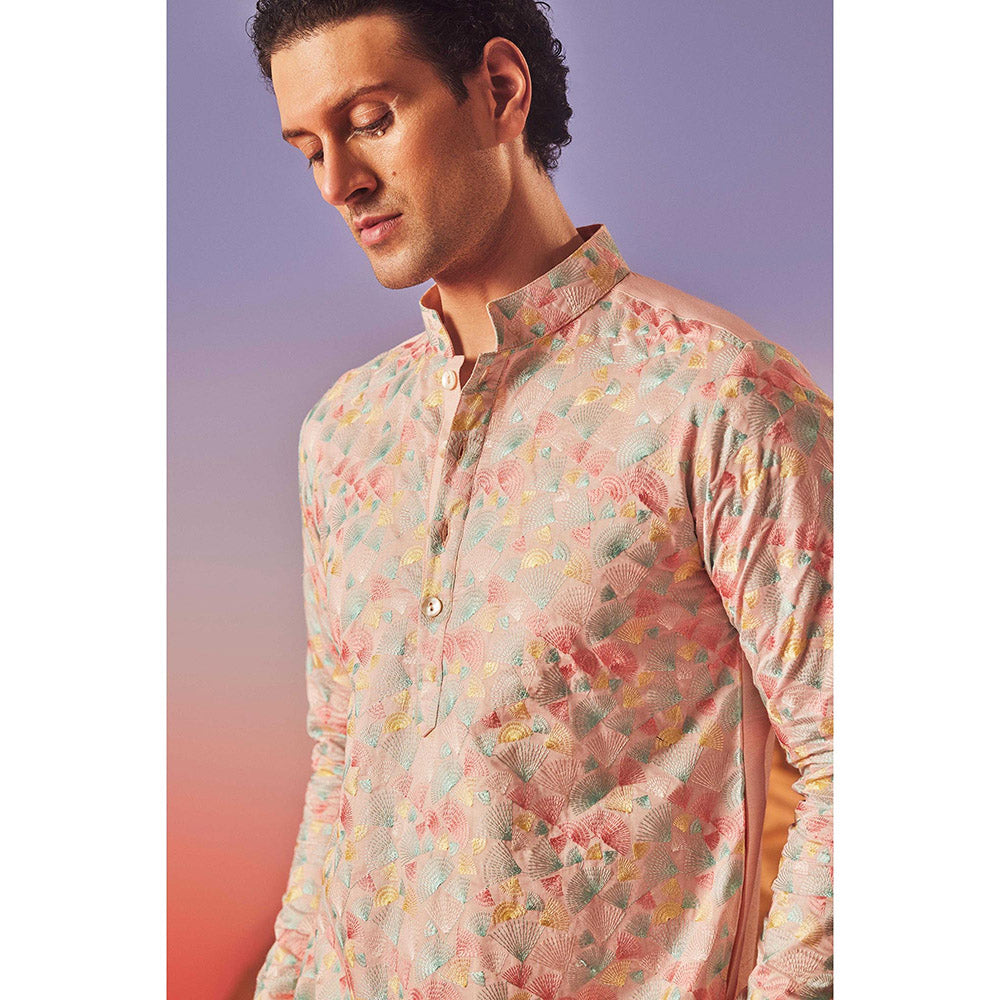Eleven Brothers Seher Silk Embroidery Kurta with Trouser