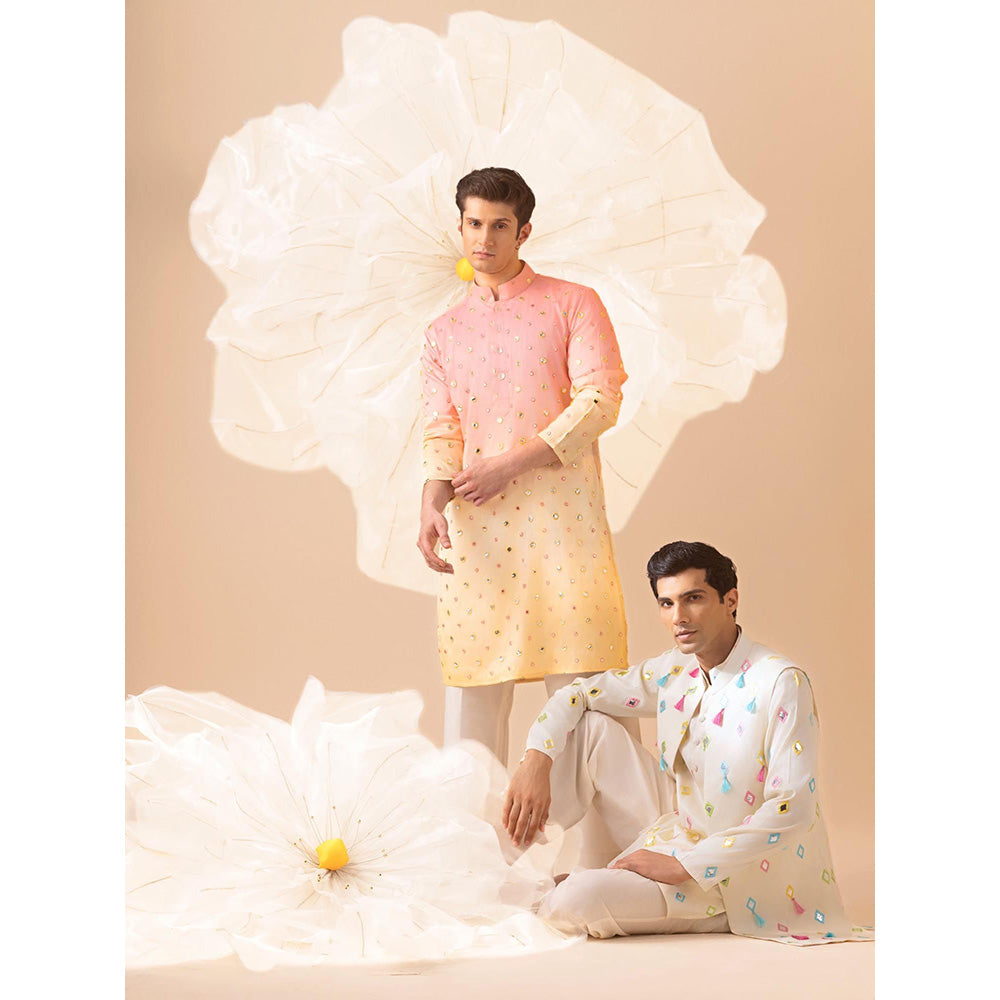 Eleven Brothers Tarang Silk Embroidery Kurta with Trouser