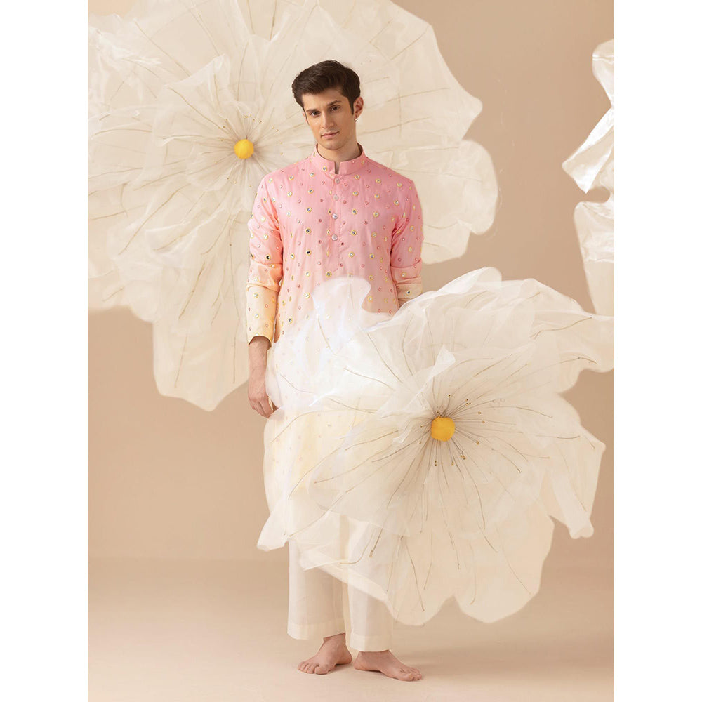 Eleven Brothers Tarang Silk Embroidery Kurta with Trouser