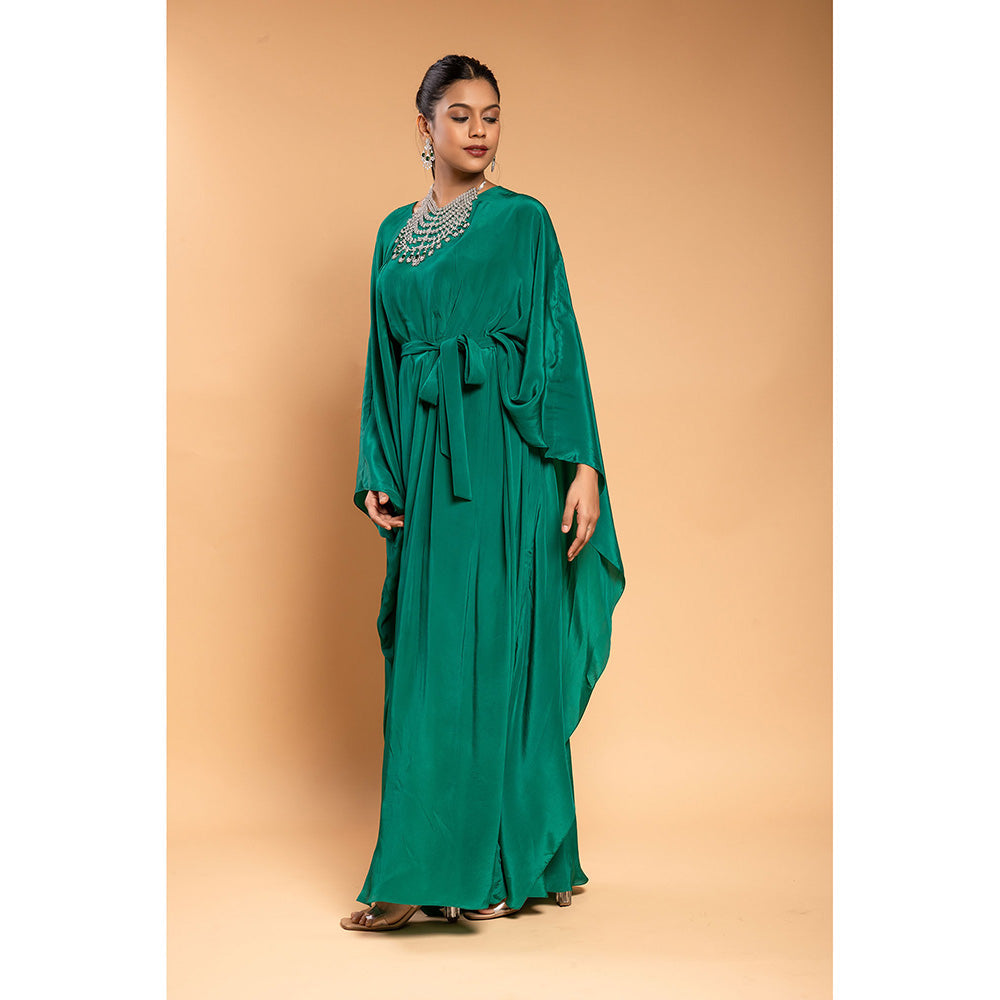 Ellemora Green Kaftan Dress