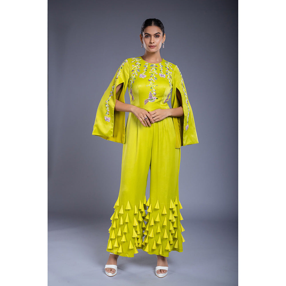 Ellemora Parrot Green Jumpsuit