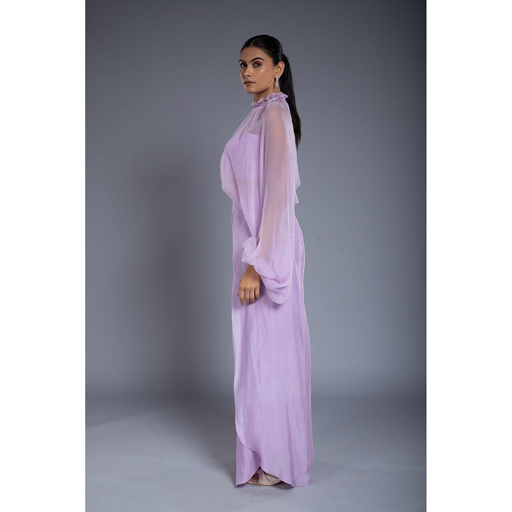 Ellemora Lavender Palazzo with Tube and Top (Set of 3)