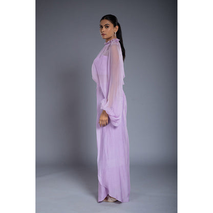 Ellemora Lavender Palazzo with Tube and Top (Set of 3)