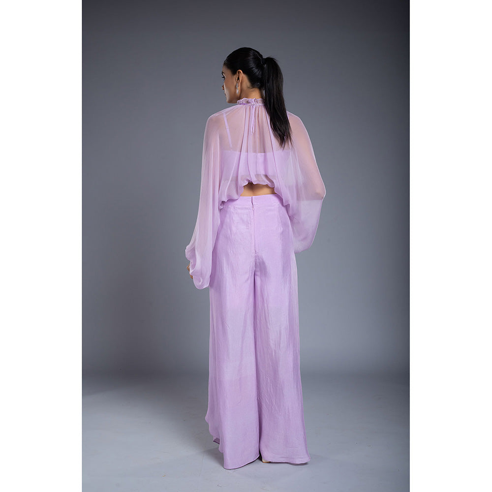 Ellemora Lavender Palazzo with Tube and Top (Set of 3)