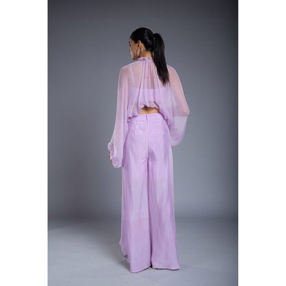 Ellemora Lavender Palazzo with Tube and Top (Set of 3)