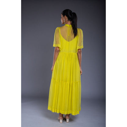 Ellemora Green Flare Maxi Dress