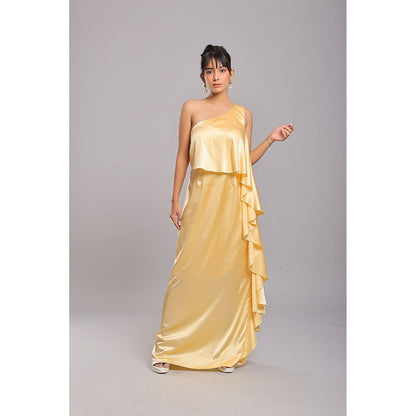 Ellemora Cream Elegance Maxi Dress