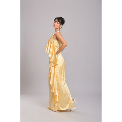 Ellemora Cream Elegance Maxi Dress