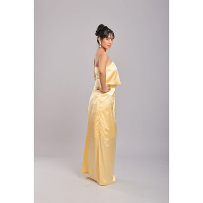 Ellemora Cream Elegance Maxi Dress