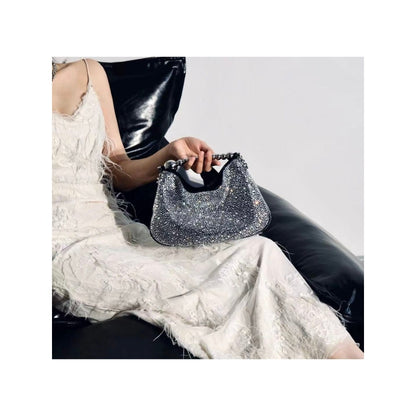 ELLEGANTI Women White Leather Handbag