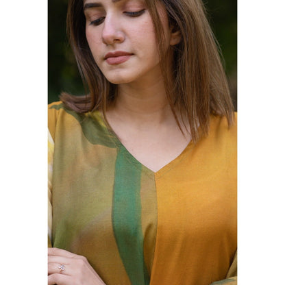 ETAR Cotton Bud Short Kurta with Pant (Set of 2)