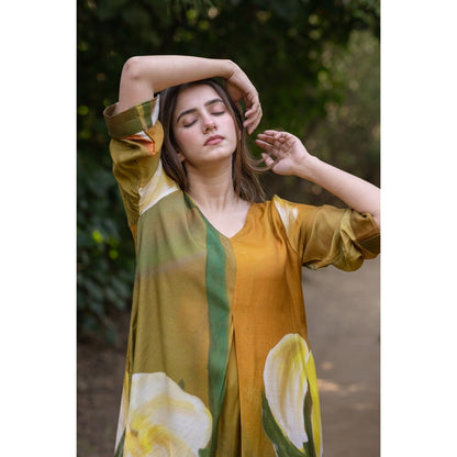 ETAR Cotton Bud Short Kurta with Pant (Set of 2)