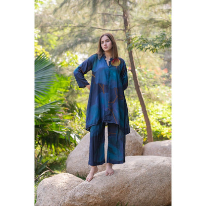 ETAR Forest Kurta with Pant (Set of 2)