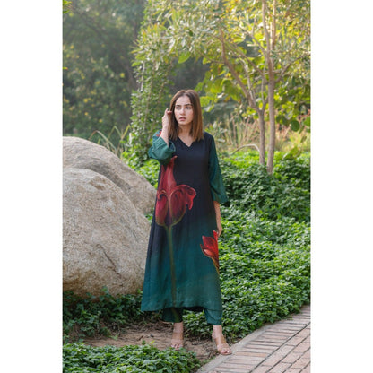 ETAR Tulip Kurta with Pant (Set of 2)