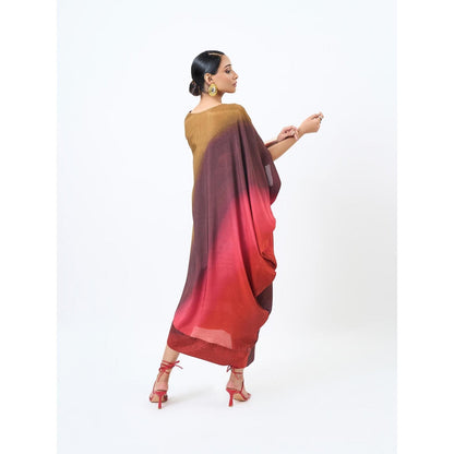 ETAR Red Rime Dress