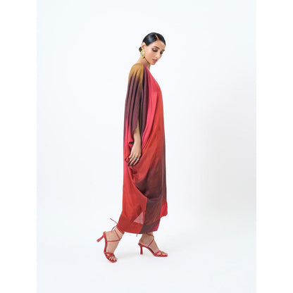 ETAR Red Rime Dress