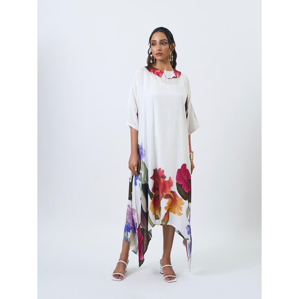 ETAR White Herby Dress