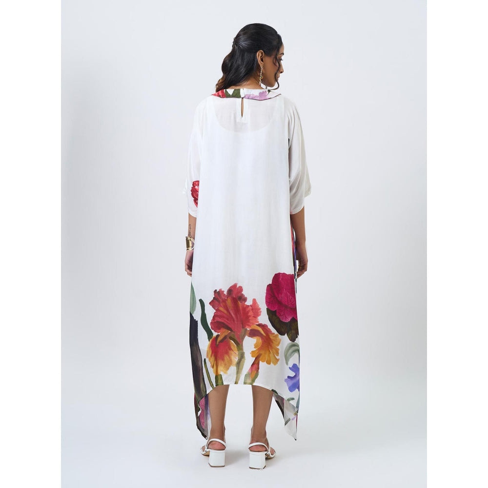 ETAR White Herby Dress