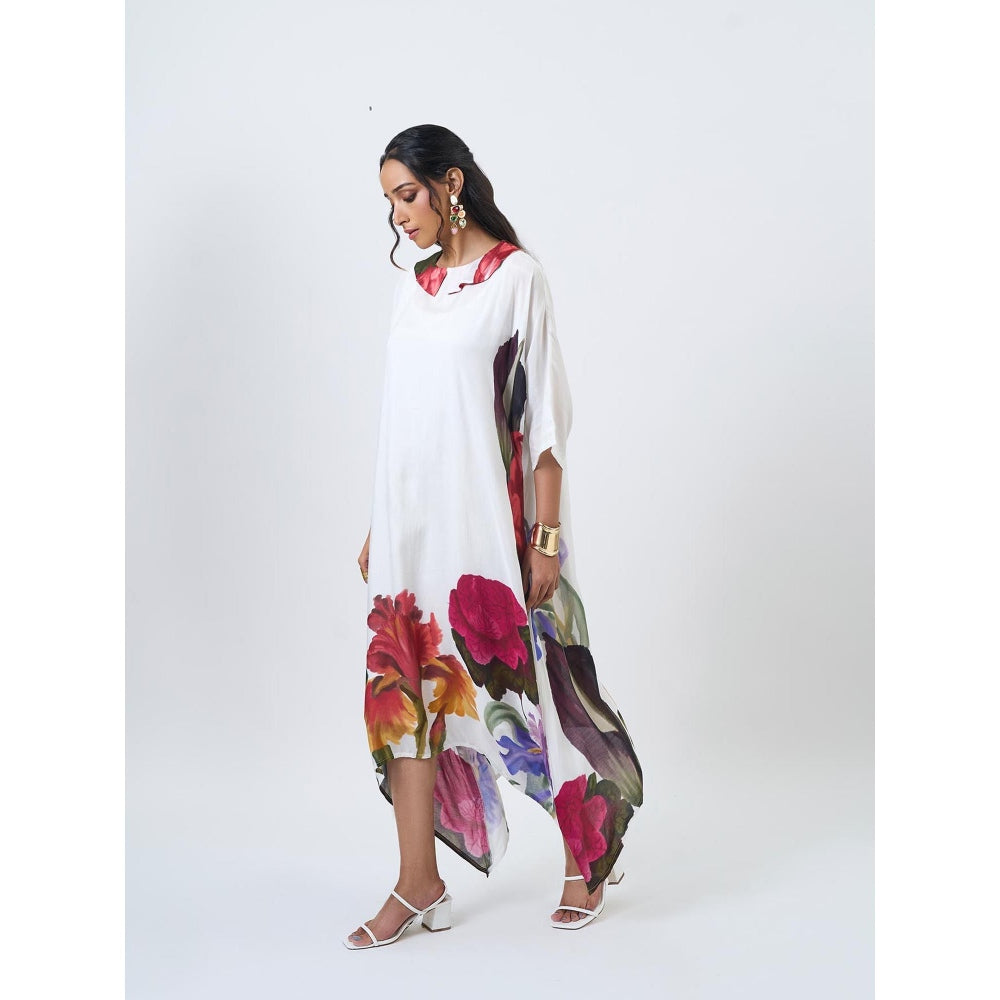 ETAR White Herby Dress