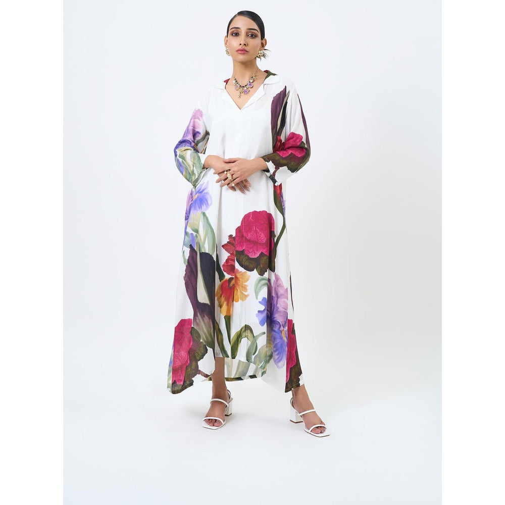 ETAR White Herby Lux Dress