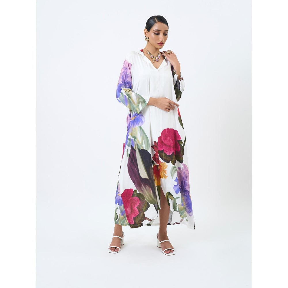 ETAR White Herby Lux Dress