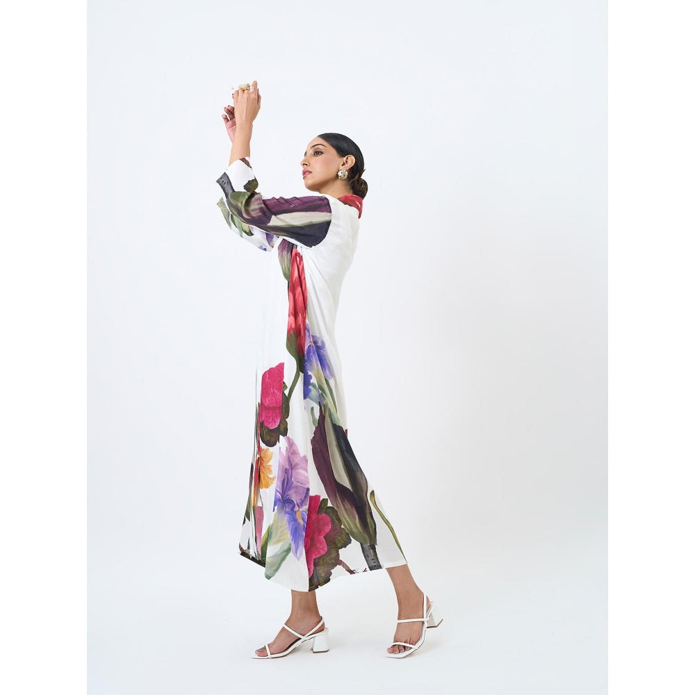 ETAR White Herby Lux Dress