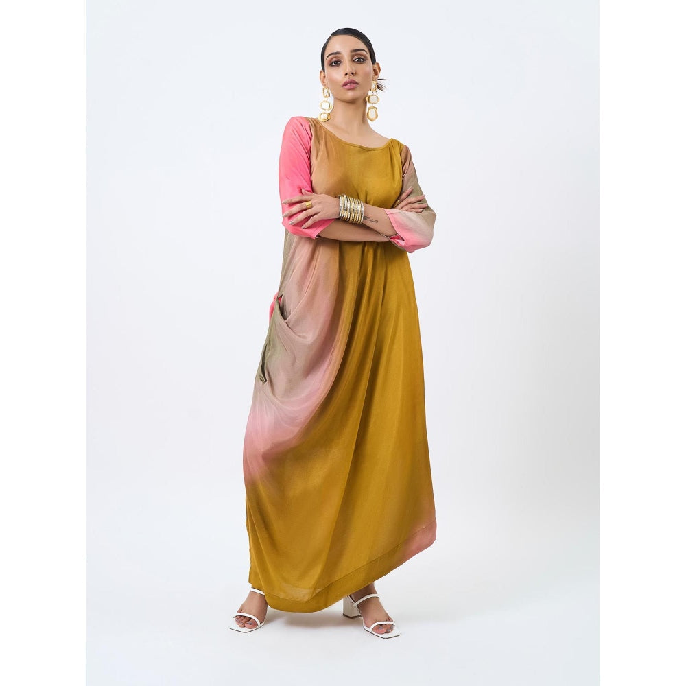 ETAR Honey Mustard Dress