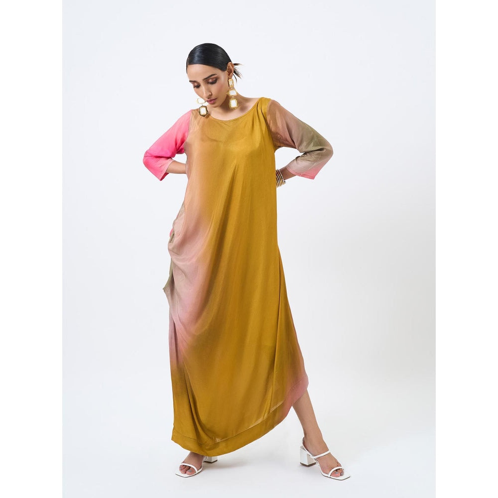 ETAR Honey Mustard Dress