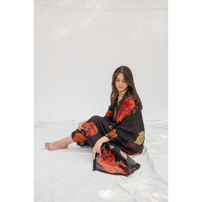 ETAR Sarang Kurta with Pant and Dupatta (Set of 3)