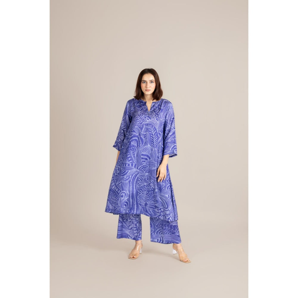 ETAR Blue Drip Line Co-Ord Set