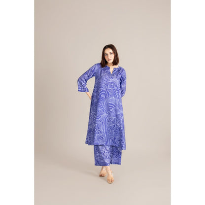 ETAR Blue Drip Line Co-Ord Set