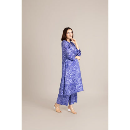 ETAR Blue Drip Line Co-Ord Set